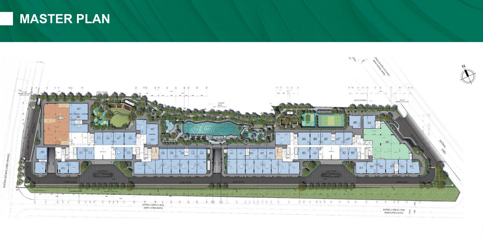 Master plan The Emerald Garden View
