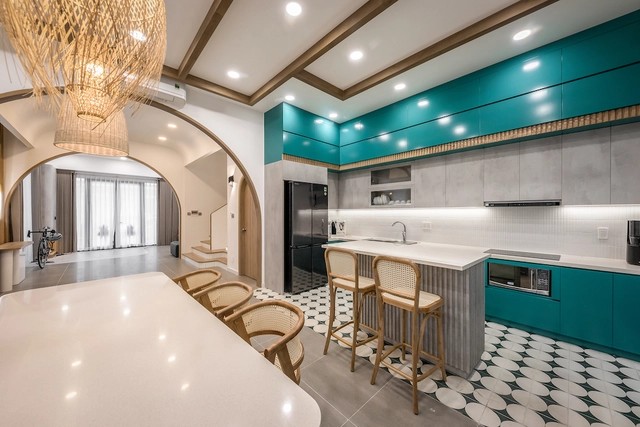 Căn nhà phố tại Cà Mau với thiết kế hiện đại và nội thất sang trọng.