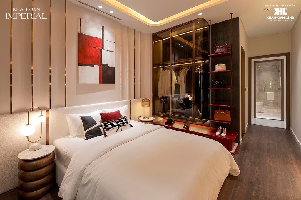 Căn hộ mẫu tại Khải Hoàn Imperial với thiết kế Bespoke sang trọng.