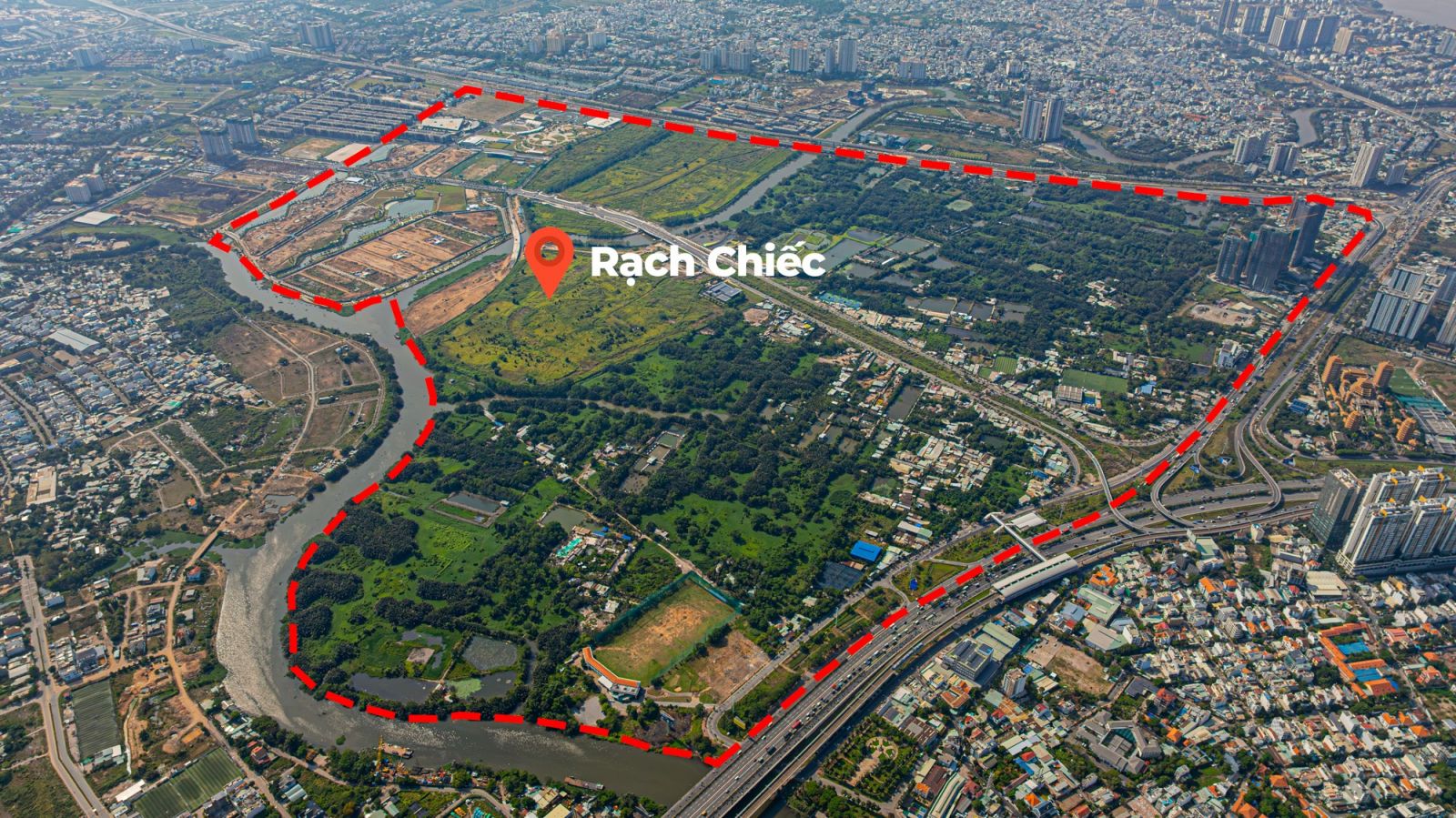 Phối cảnh dự án siêu đô thị của Sun Group tại TP.HCM.