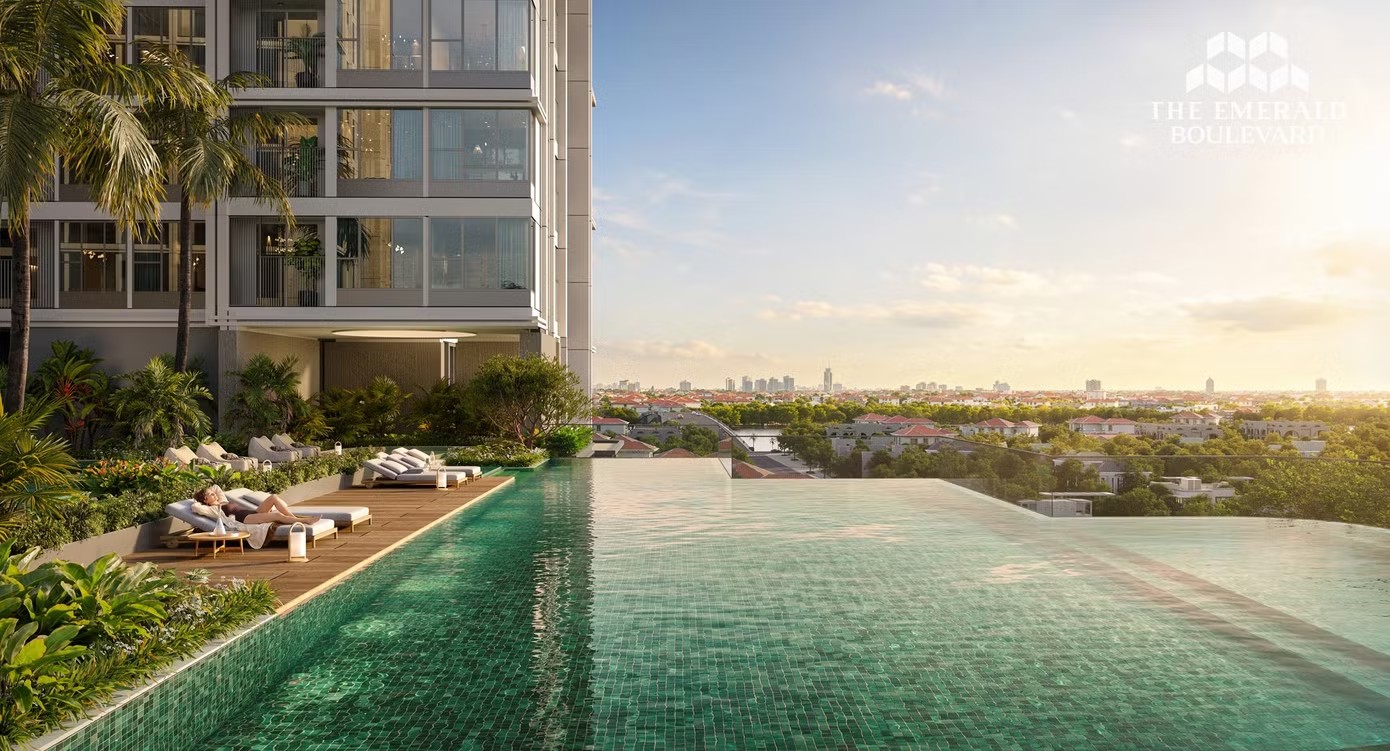 The Emerald Boulevard - Dự án bất động sản cao cấp tại TP.HCM với view sông và kiến trúc hiện đại.