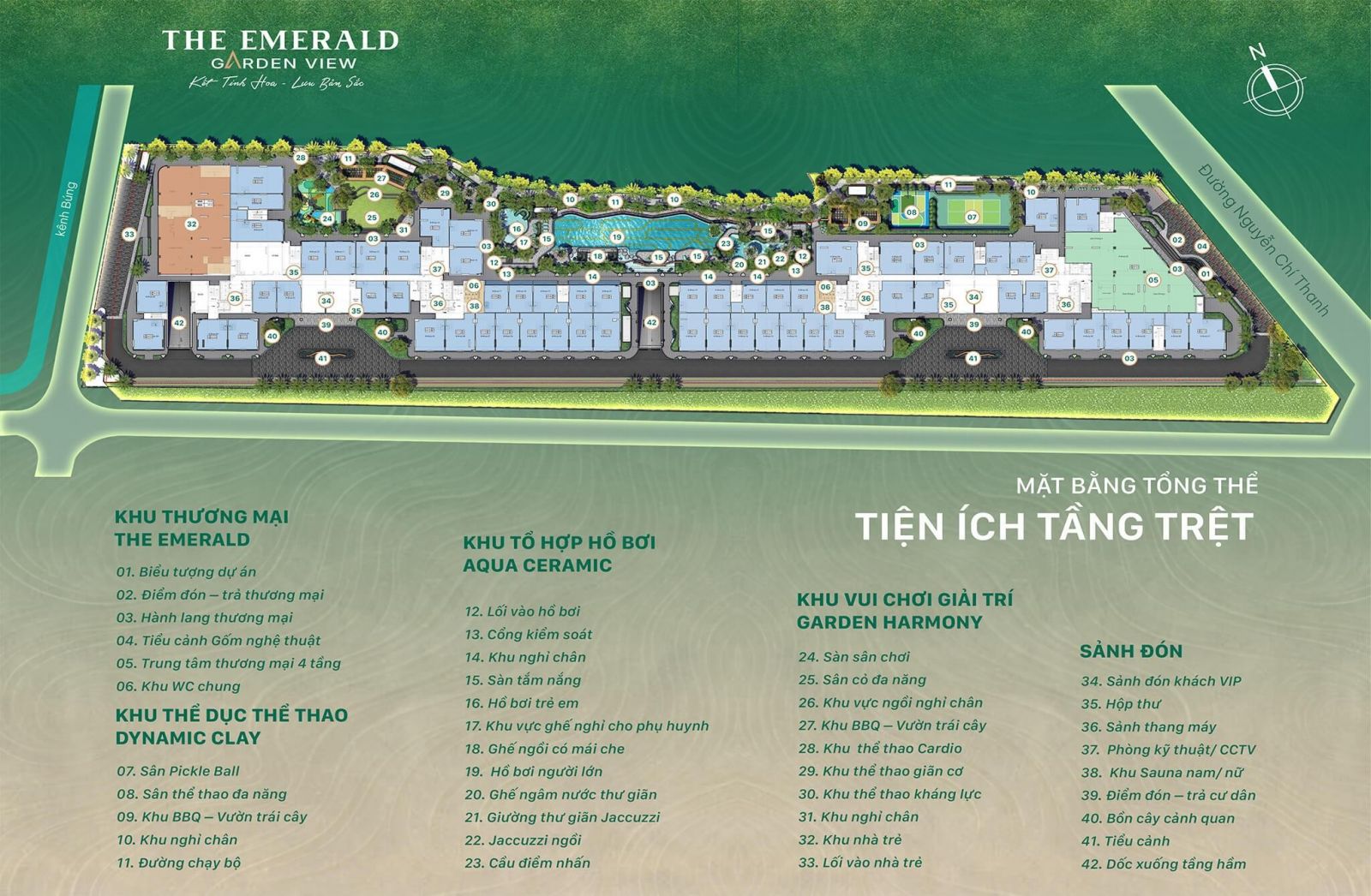 The Emerald Garden View nổi bật với vị trí và tiện ích cao cấp tại Bình Dương.