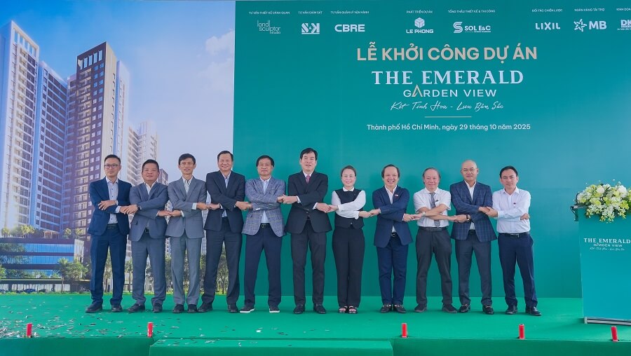 Khởi công The Emerald Garden View – Thêm cơ hội an cư cho người trẻ tại TP.HCM