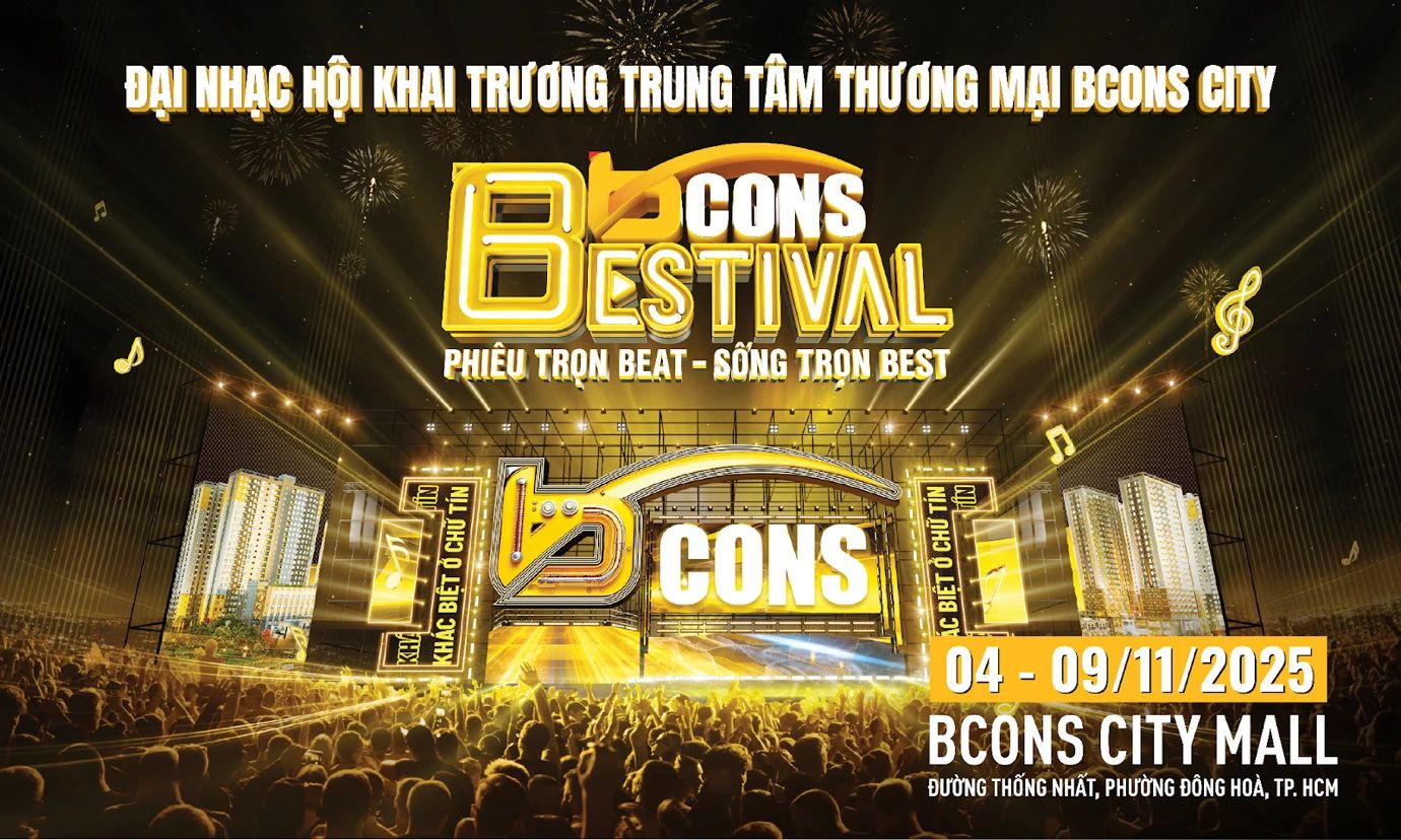 Bùng nổ chuỗi sự kiện khai trương Bcons City Mall – Biểu tượng mới của Làng Đại học Quốc gia TP.HCM