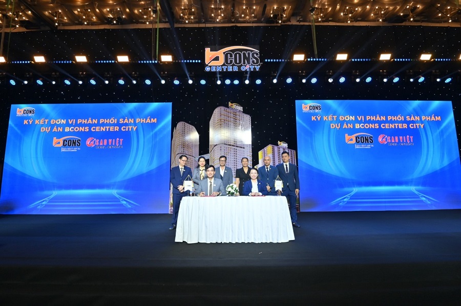 Ra mắt đối tác bảo lãnh tài chính và phân phối Bcons Center City