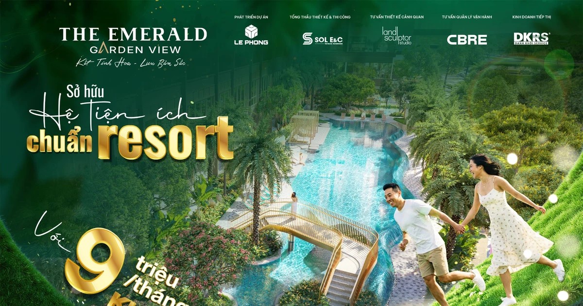 The Emerald Garden View: Cơ hội an cư với kế hoạch 9 triệu/tháng không cần vay vốn