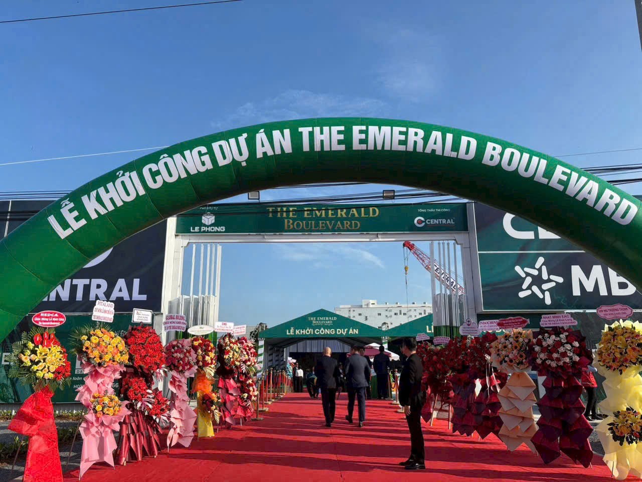 Chính thức khởi công dự án Khu căn hộ cao cấp The Emerald Boulevard