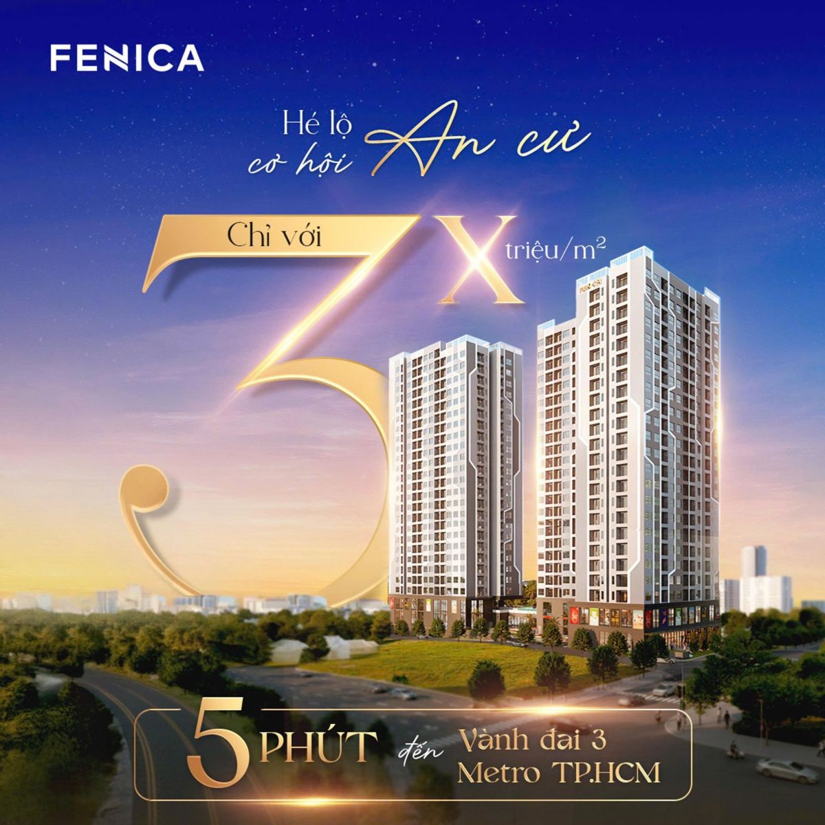 Hé lộ Fenica Chỉ với 37 triệu/m2