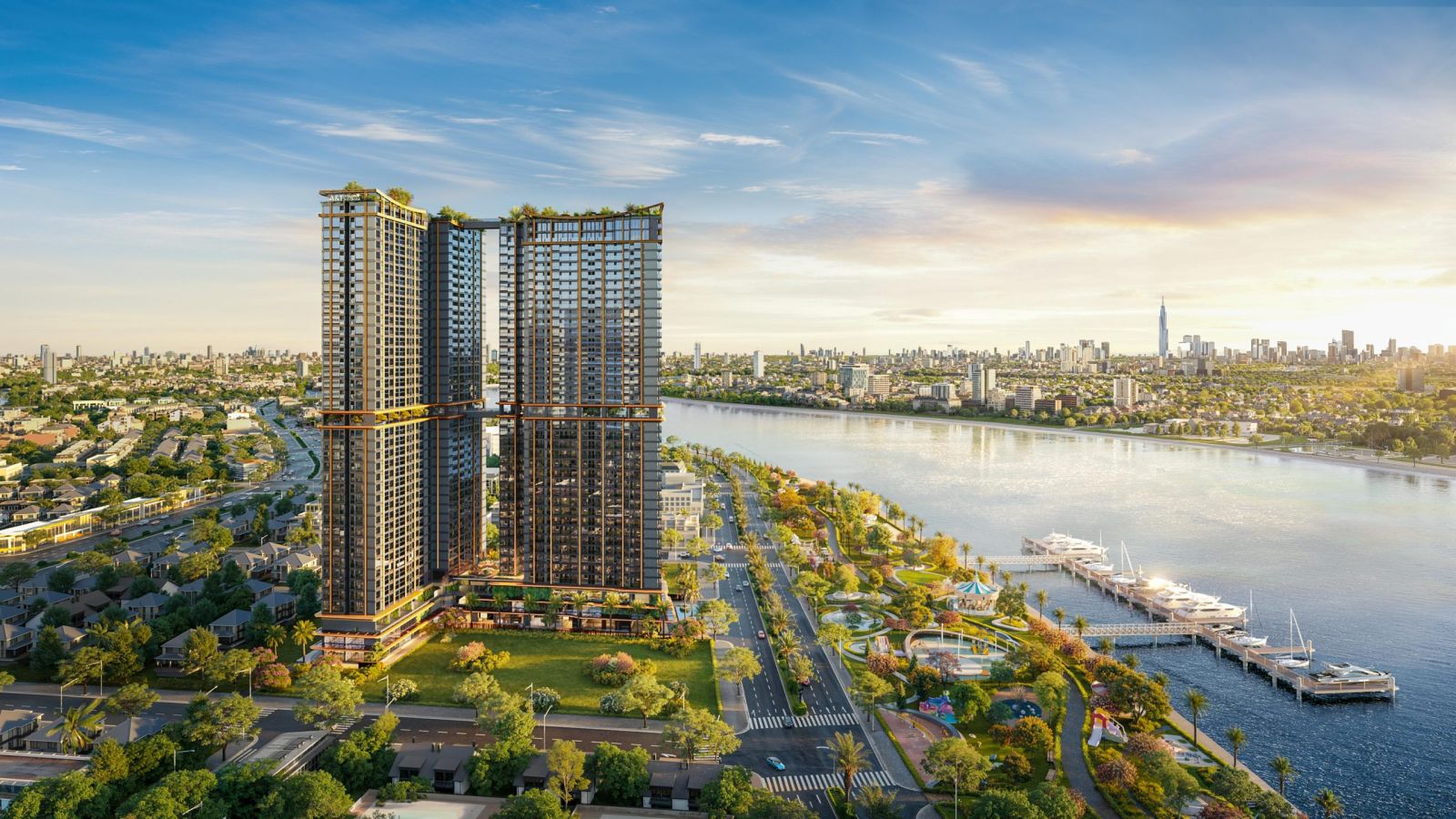 Phối cảnh A&T Saigon Riverside